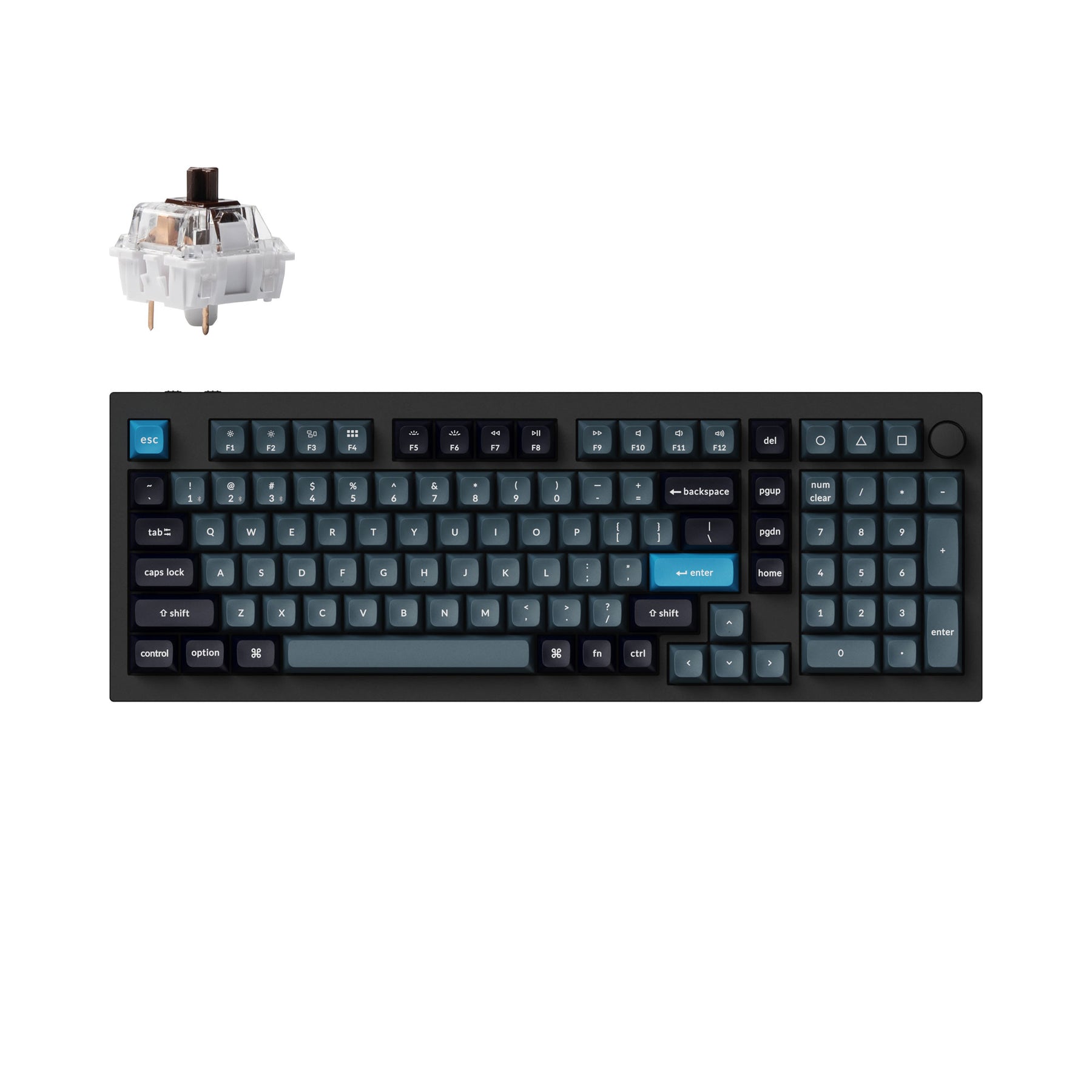 keychron-q5-pro-clavier-m-canique-custom-sans-fil-96-us-ansi-qmk-via image 2