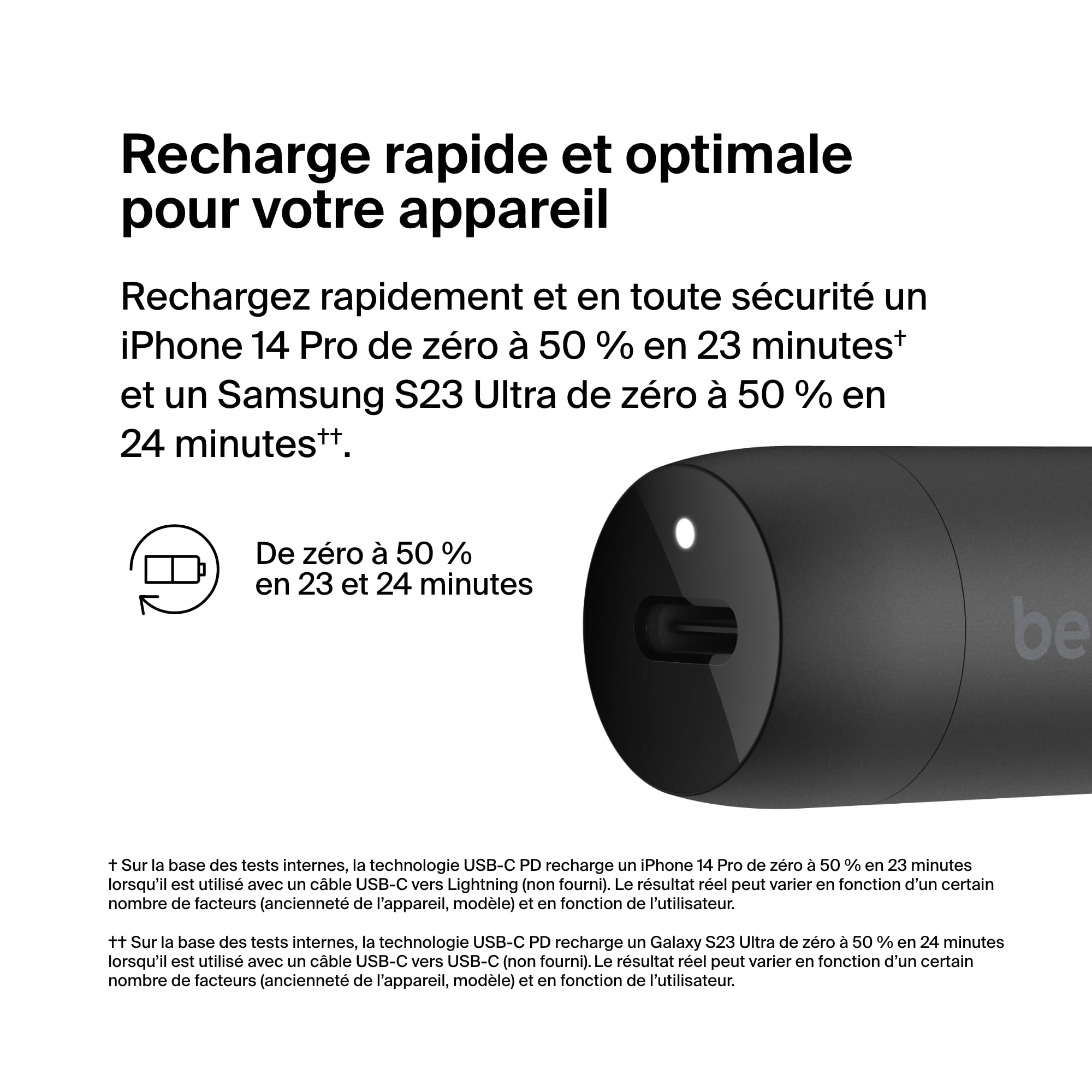 belkin-boostcharge-chargeur-voiture-30w-usb-c-pd-allume-cigare image 2