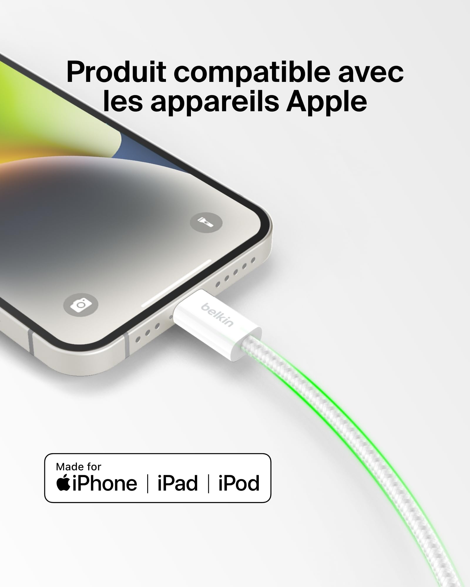 belkin-boostcharge-pack-de-2-c-bles-usb-c-vers-lightning-1-5-m-tress-s-blanc image 4
