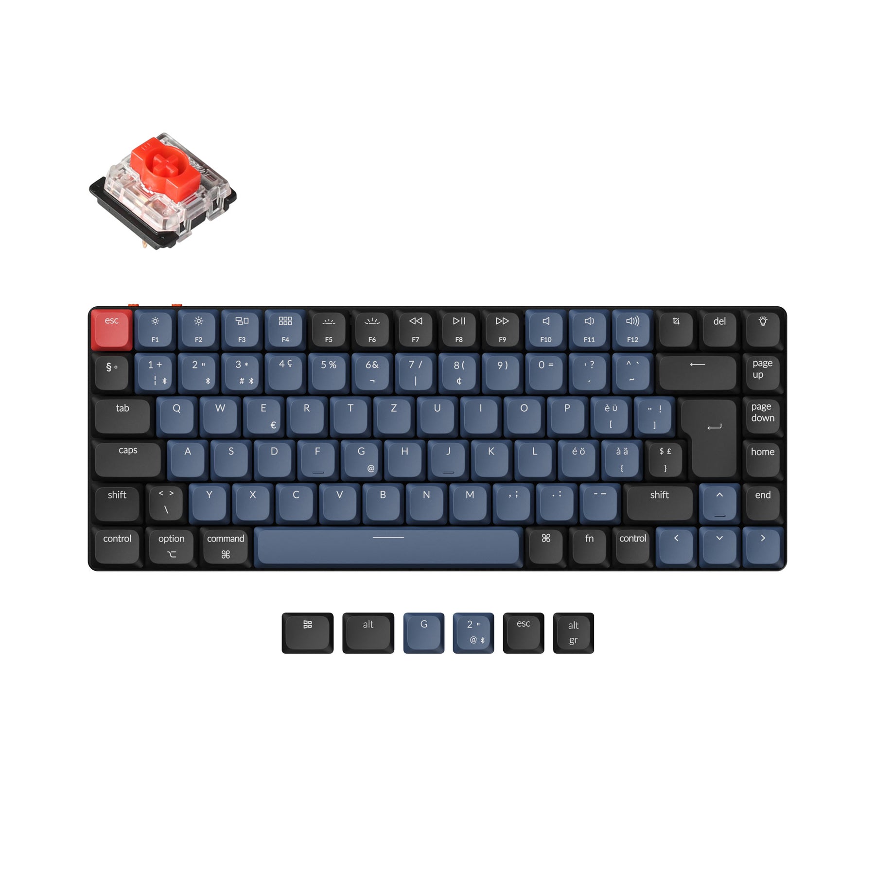 keychron-k3-pro-qmk-via-clavier-m-canique-sans-fil-ultra-fin-75-low-profile-iso image 7
