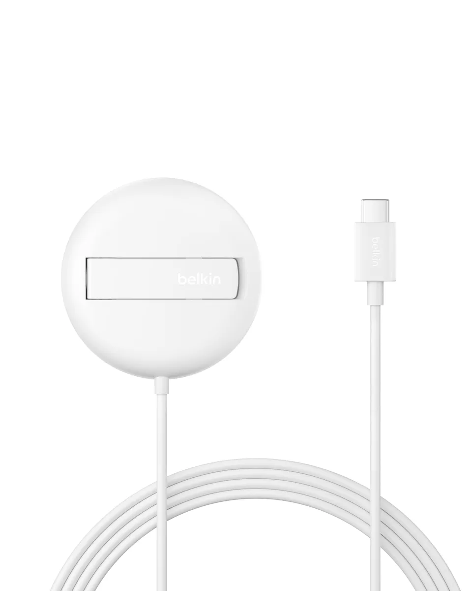 belkin-boostcharge-pro-station-de-charge-sans-fil-qi2-15w-magsafe-blanc image 1