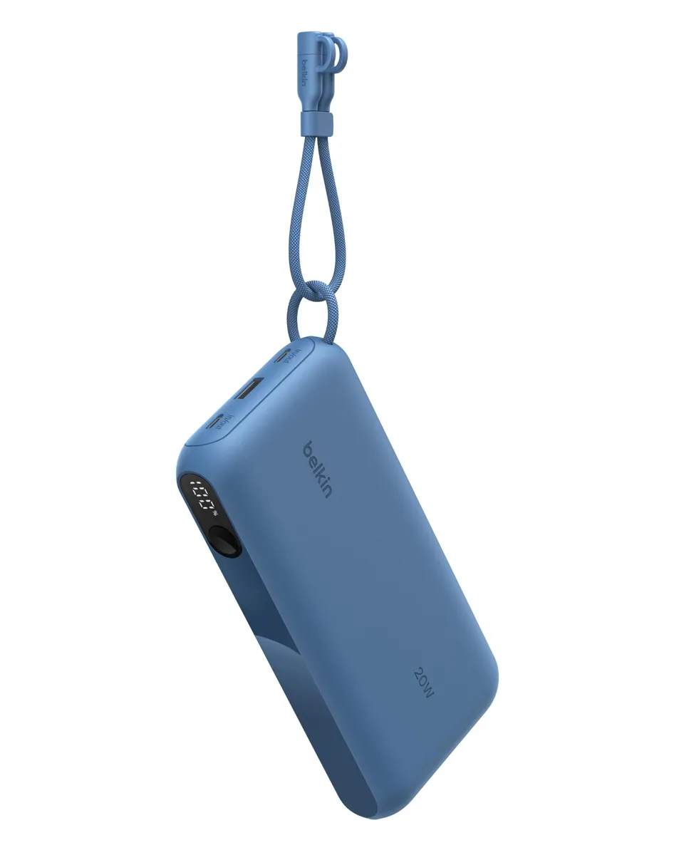 belkin-batterie-externe-usb-c-20-000-mah-20w-3-ports-avec-cran-num-rique-bleu image 1