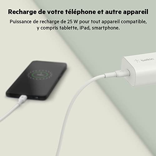 belkin-boostcharge-chargeur-secteur-usb-c-25w-pps-power-delivery image 8