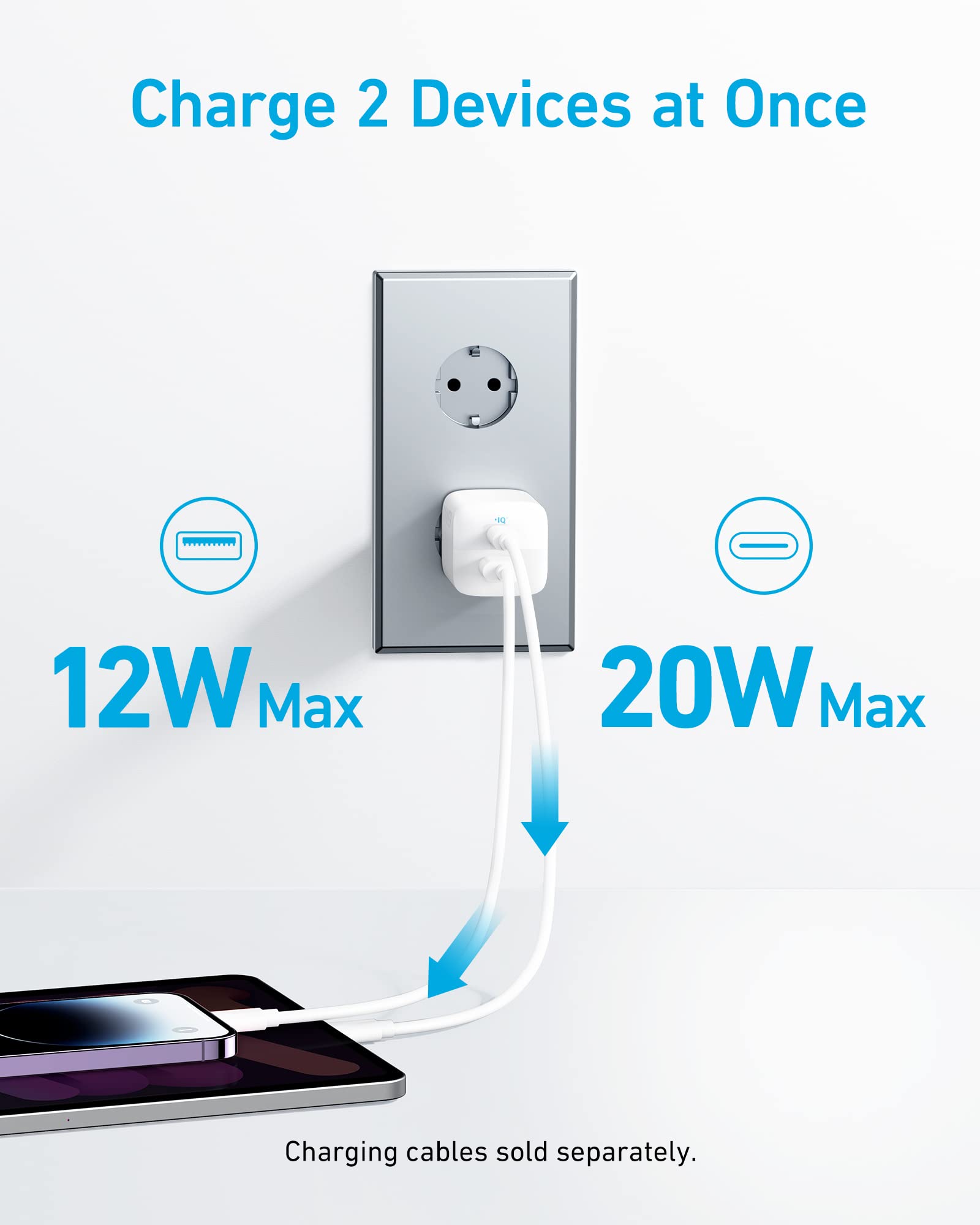 anker-323-chargeur-33w-usb-c-usb-a-2-ports image 2