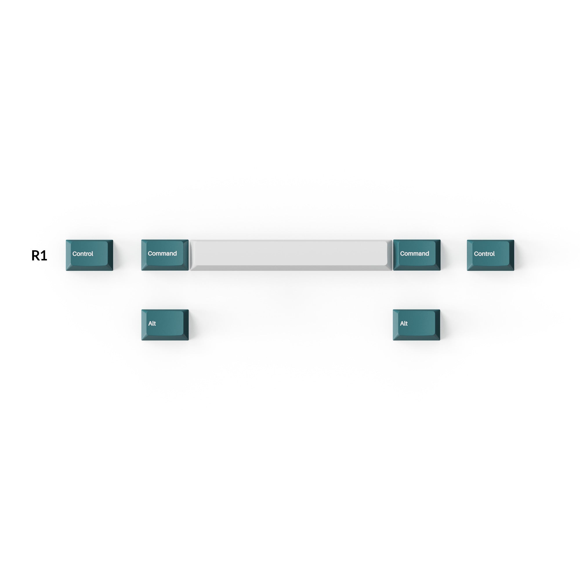 keychron-set-complet-de-touches-pbt-double-shot-profil-cherry-blanc-menthe image 4
