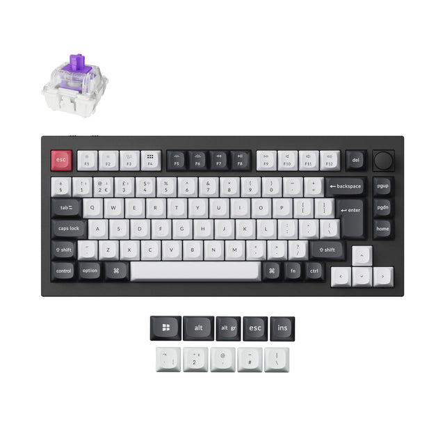 keychron-q1-he-clavier-custom-sans-fil-qmk-75-iso image 2