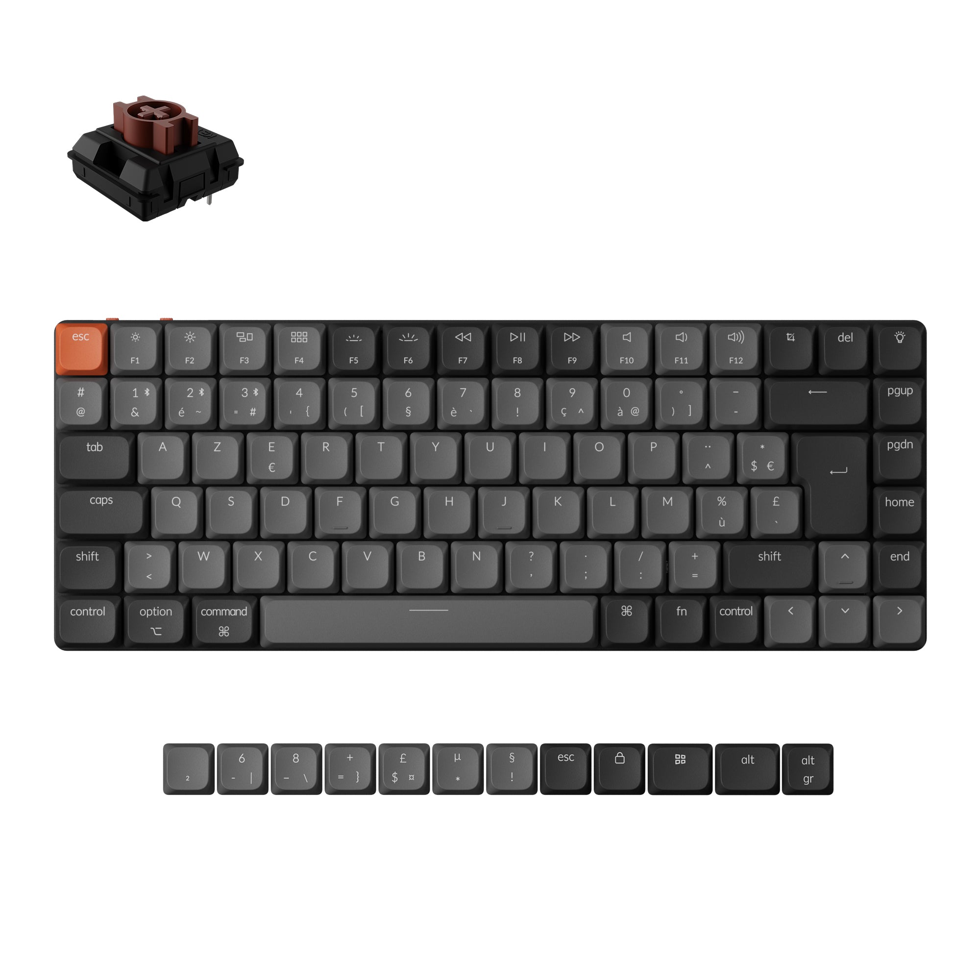 keychron-k3-version-3-clavier-m-canique-sans-fil-ultra-fin-75-iso-qmk image 2