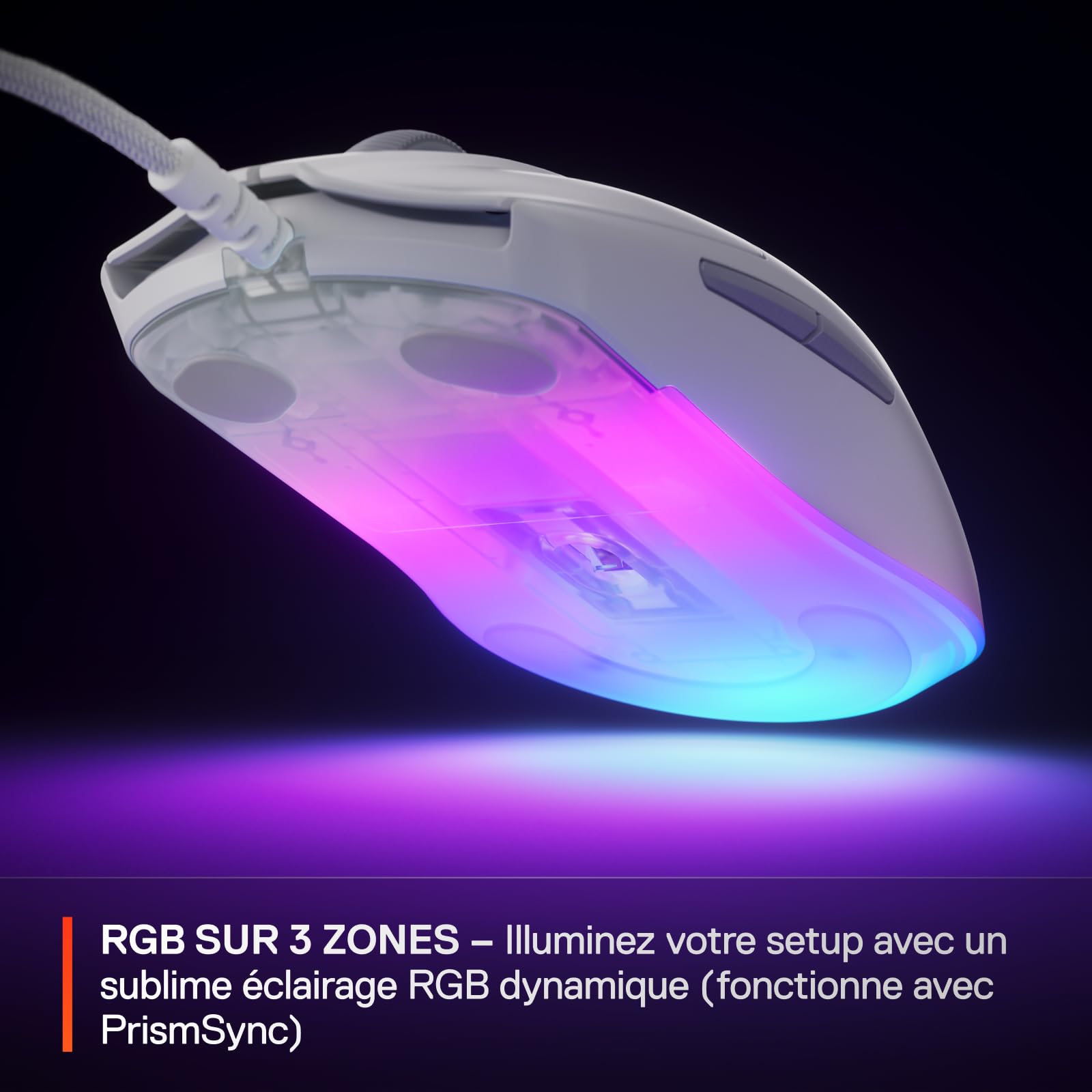 steelseries-rival-3-gen-2-souris-gaming-8500-dpi-blanc-77-g-rgb image 7