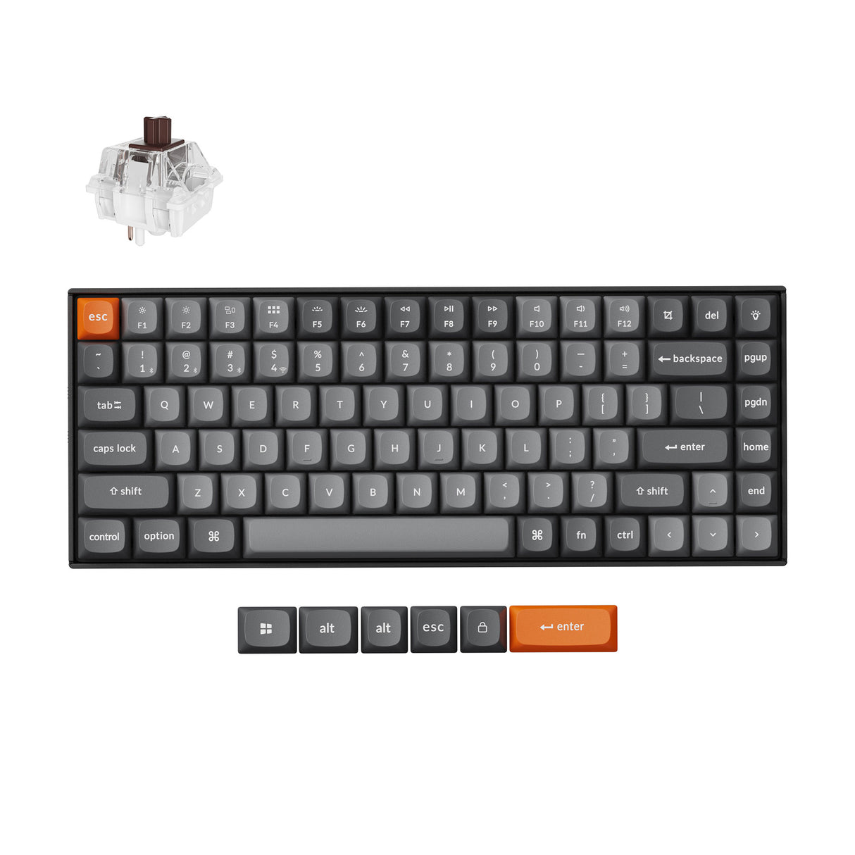keychron-k2-max-qmk-clavier-m-canique-sans-fil-75-us-ansi image 3