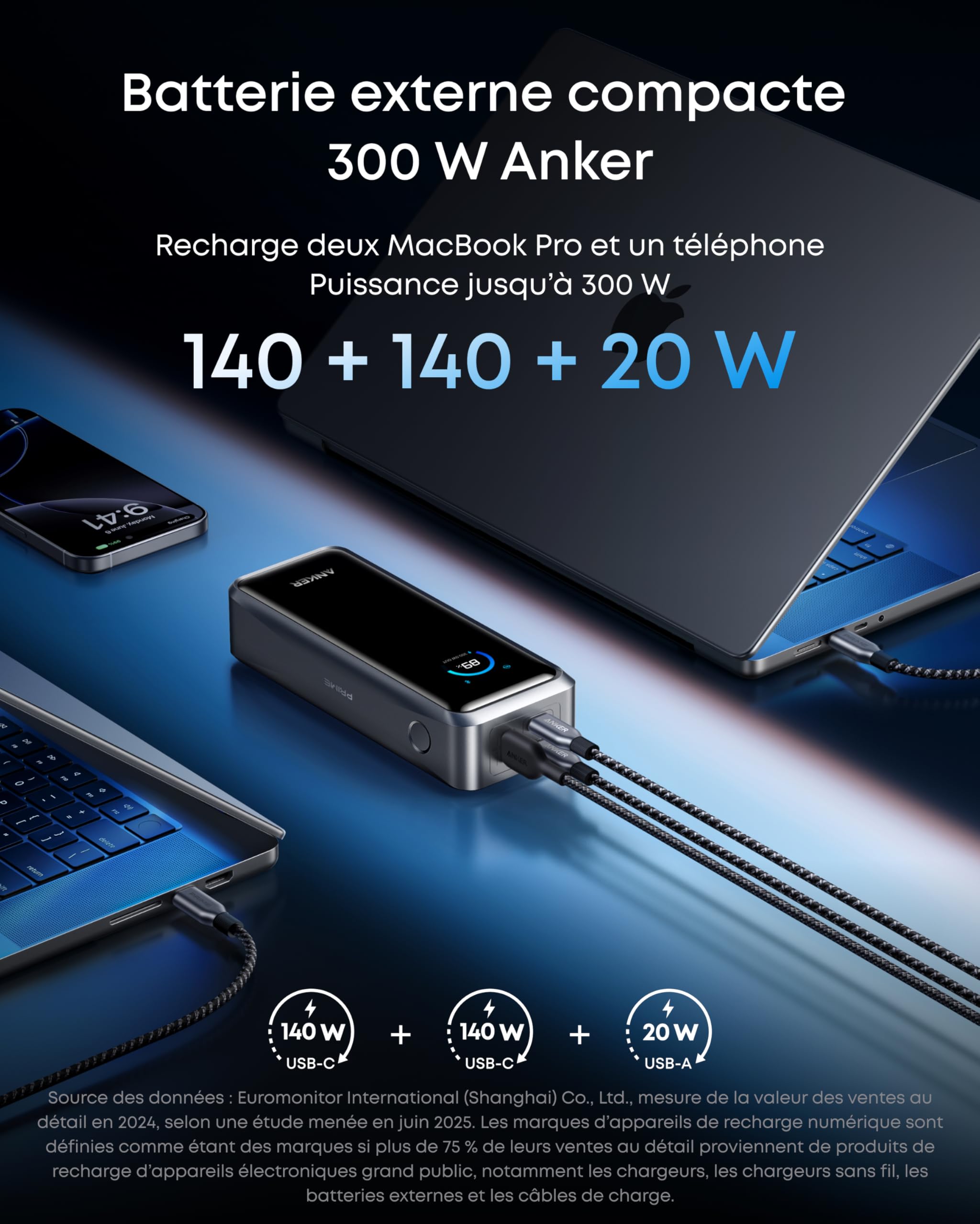 anker-prime-batterie-externe-26-250-mah-300w-3-ports-avec-app image 2