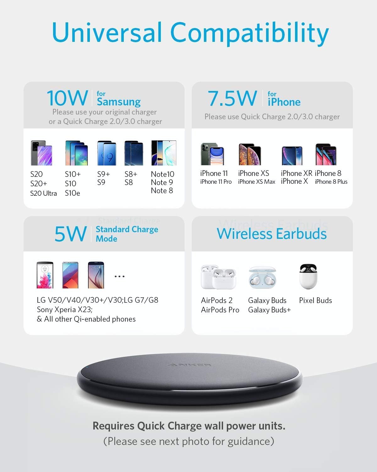 anker-powerwave-pad-10-w-chargeur-induction-qi-compact-10-w-samsung-galaxy-7-5-w image 2