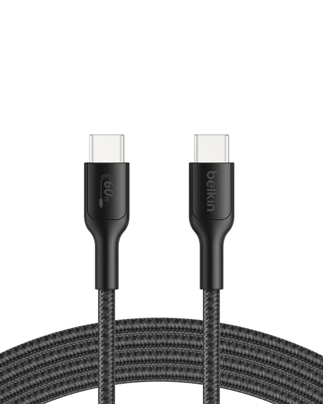 belkin-gaming-c-ble-usb-c-vers-usb-c-60w-2-m-tress-noir image 1