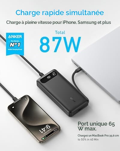 anker-pack-batterie-externe-20000mah-87w-chargeur-nano-ii-65w image 8