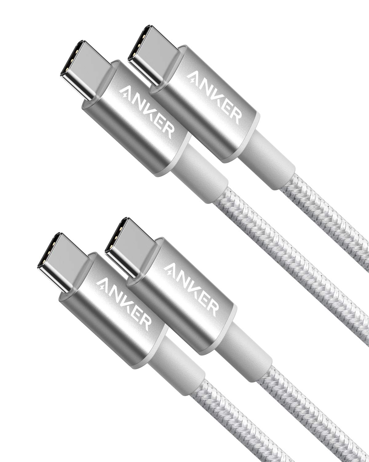 anker-powerline-lot-de-2-c-bles-usb-c-vers-usb-c-60w-1-8-m-nylon-argent image 8