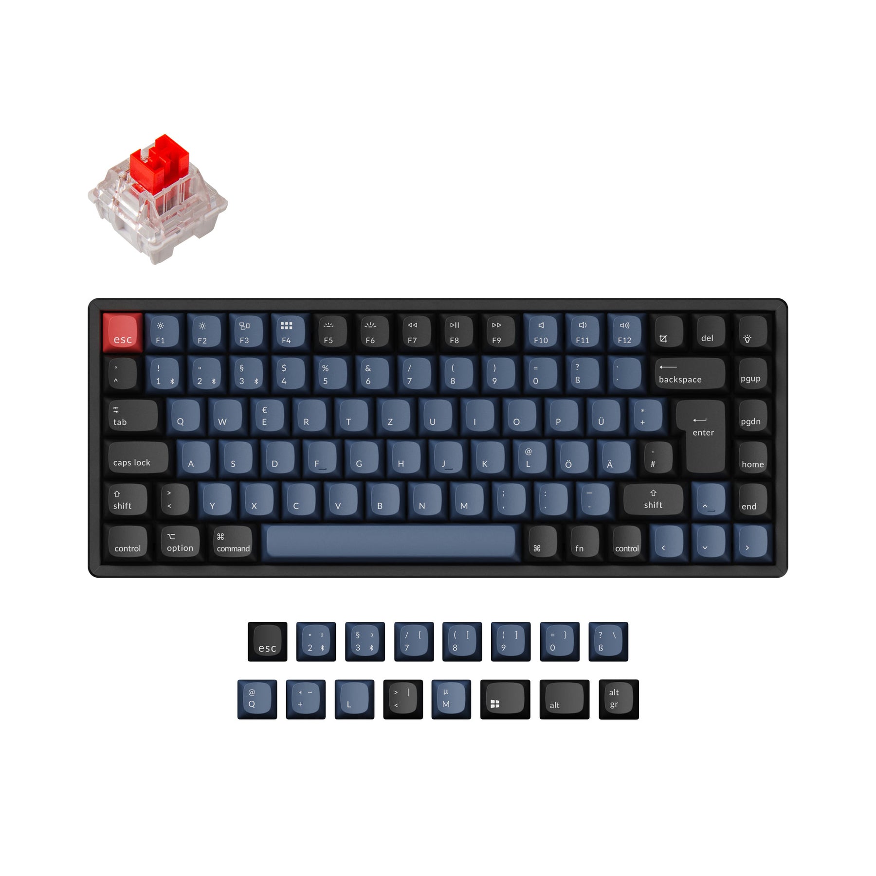 keychron-k2-pro-clavier-m-canique-sans-fil-qmk-via-iso-collection image 5