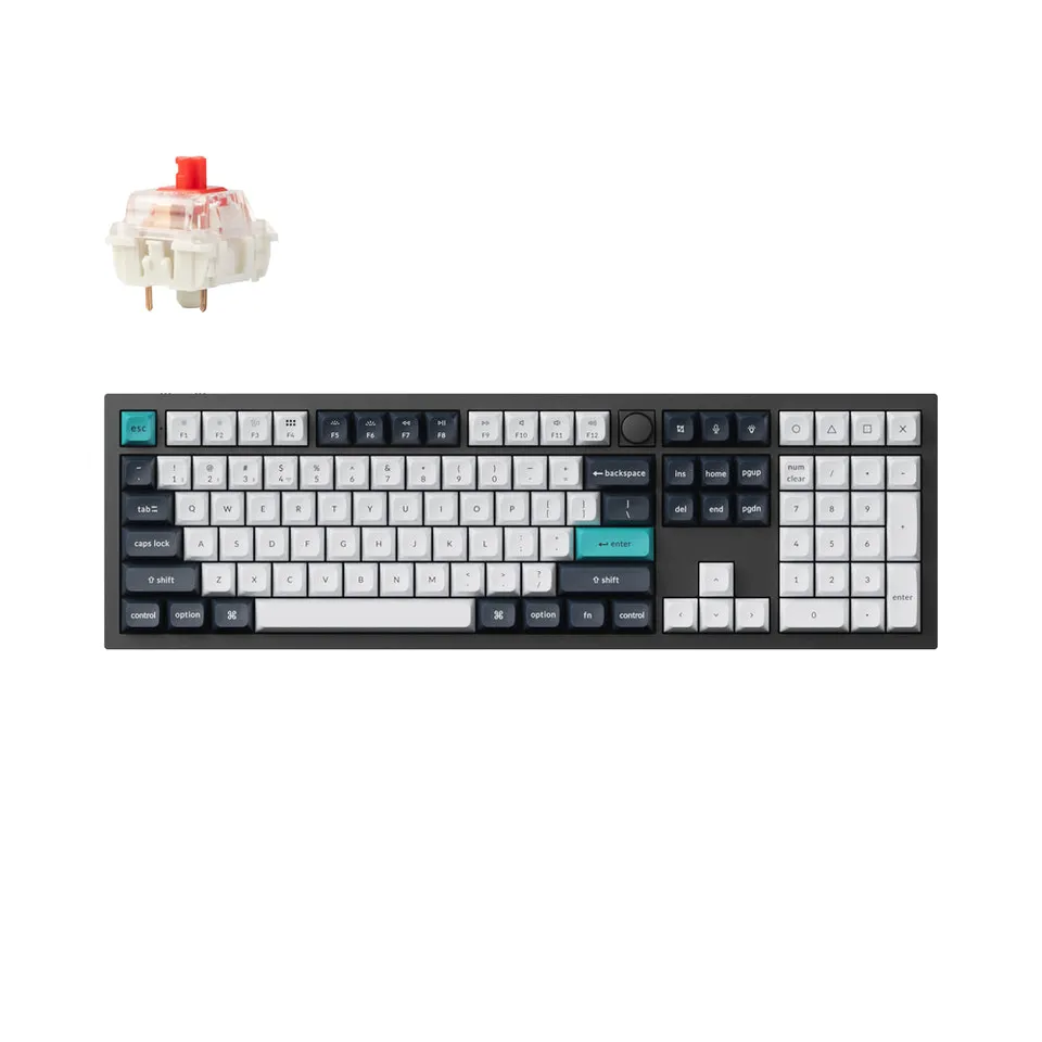 keychron-q6-max-qmk-via-clavier-m-canique-custom-sans-fil-100-ansi-us image 1