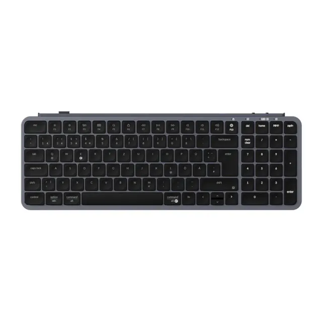 keychron-b2-pro-clavier-sans-fil-ultra-fin-96-iso-2-4-ghz-bluetooth-filaire image 1