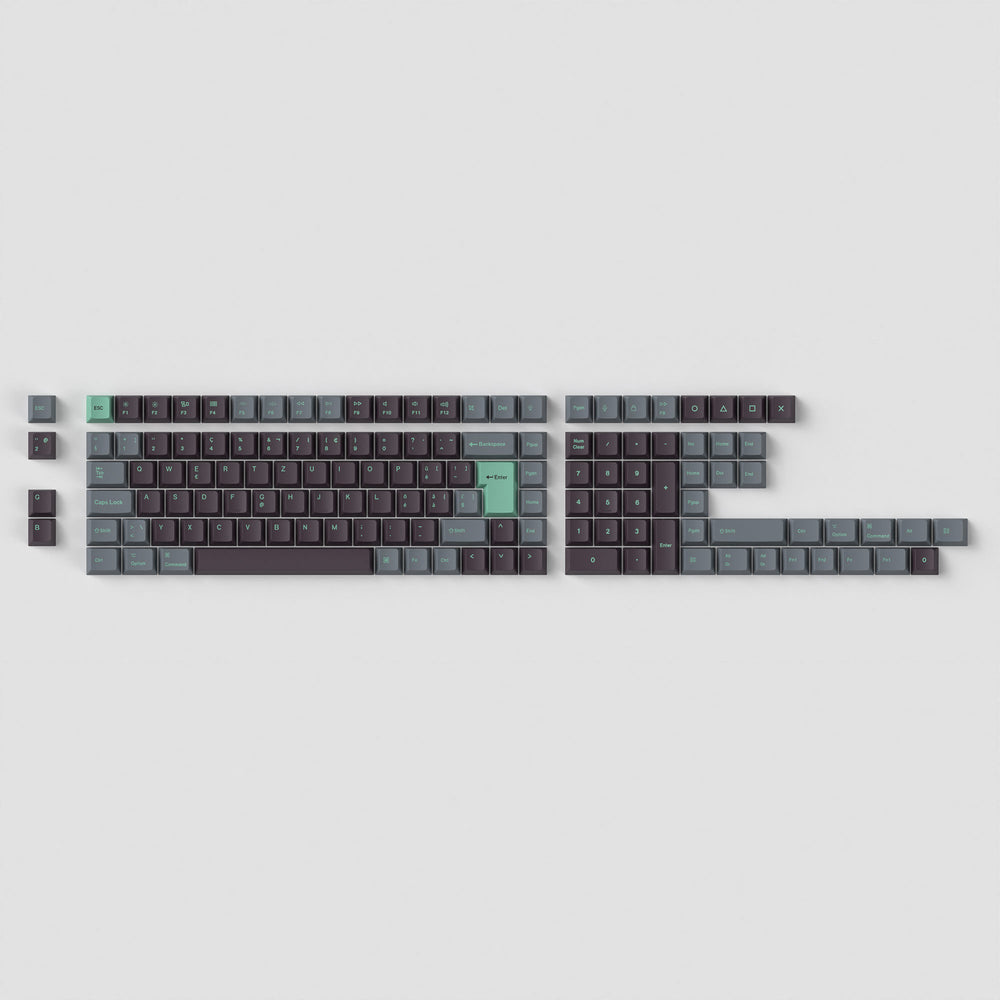 keychron-iso-cherry-profile-set-de-keycaps-full-set-pbt-dye-sub-hacker-mint image 5