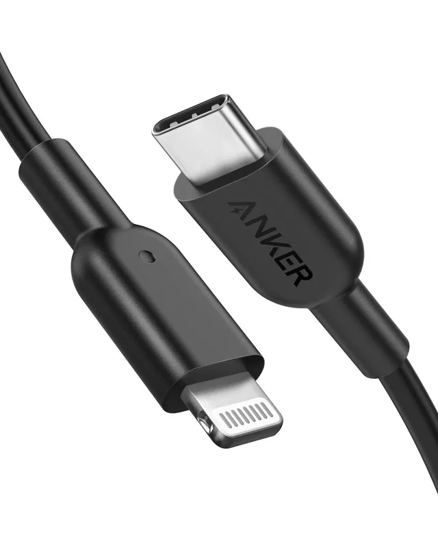 anker-powerline-ii-c-ble-usb-c-vers-lightning-90-cm-certifi-mfi-blanc image 1