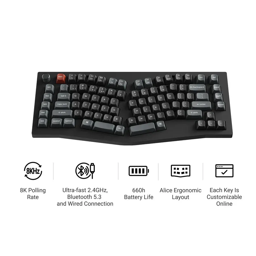 keychron-v10-ultra-8k-clavier-m-canique-custom-sans-fil-75-us-ansi image 1