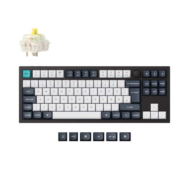 keychron-q3-max-clavier-m-canique-custom-sans-fil-qmk-via-tkl-80-layout-iso image 3