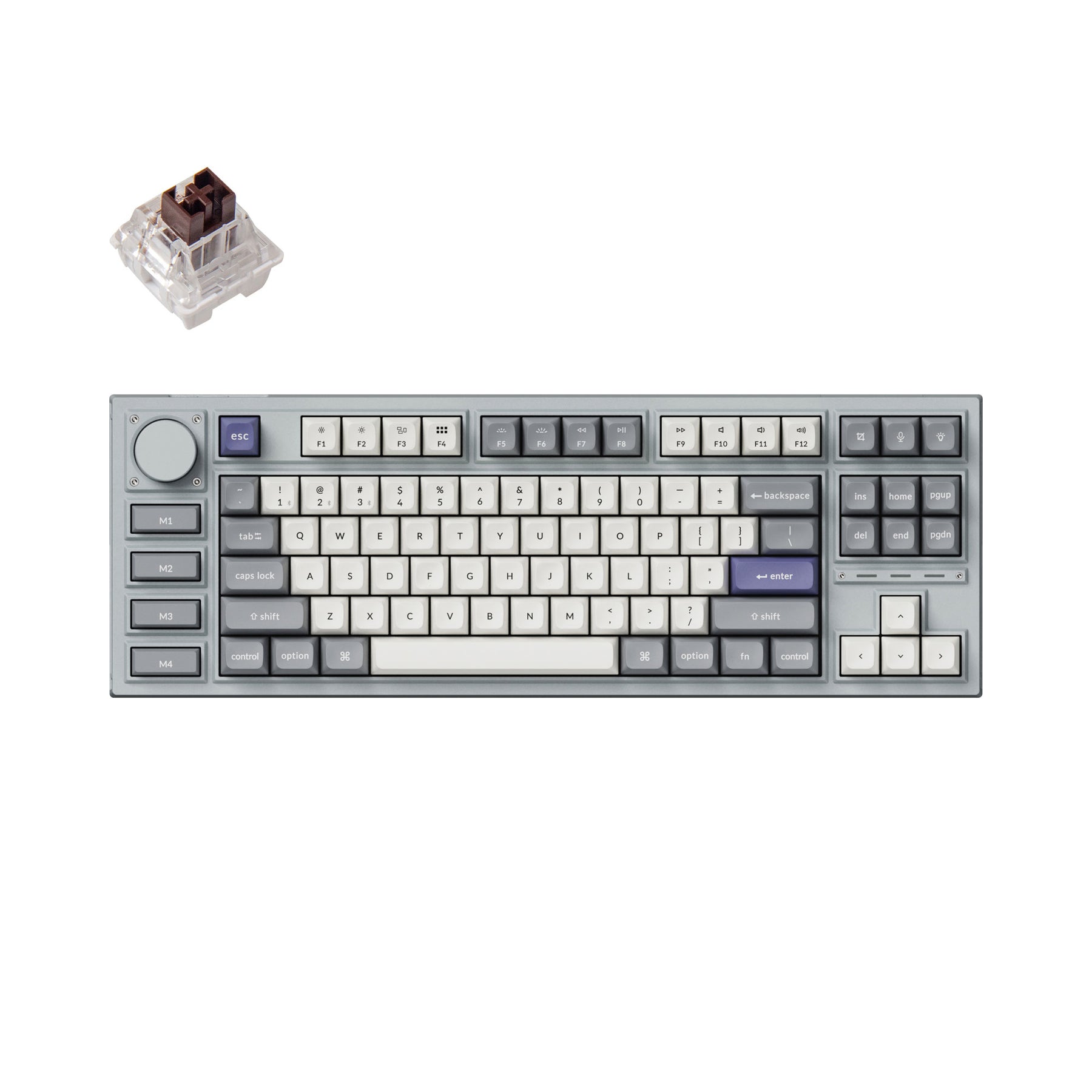 keychron-q3-pro-clavier-m-canique-custom-sans-fil-qmk-via-ansi image 8