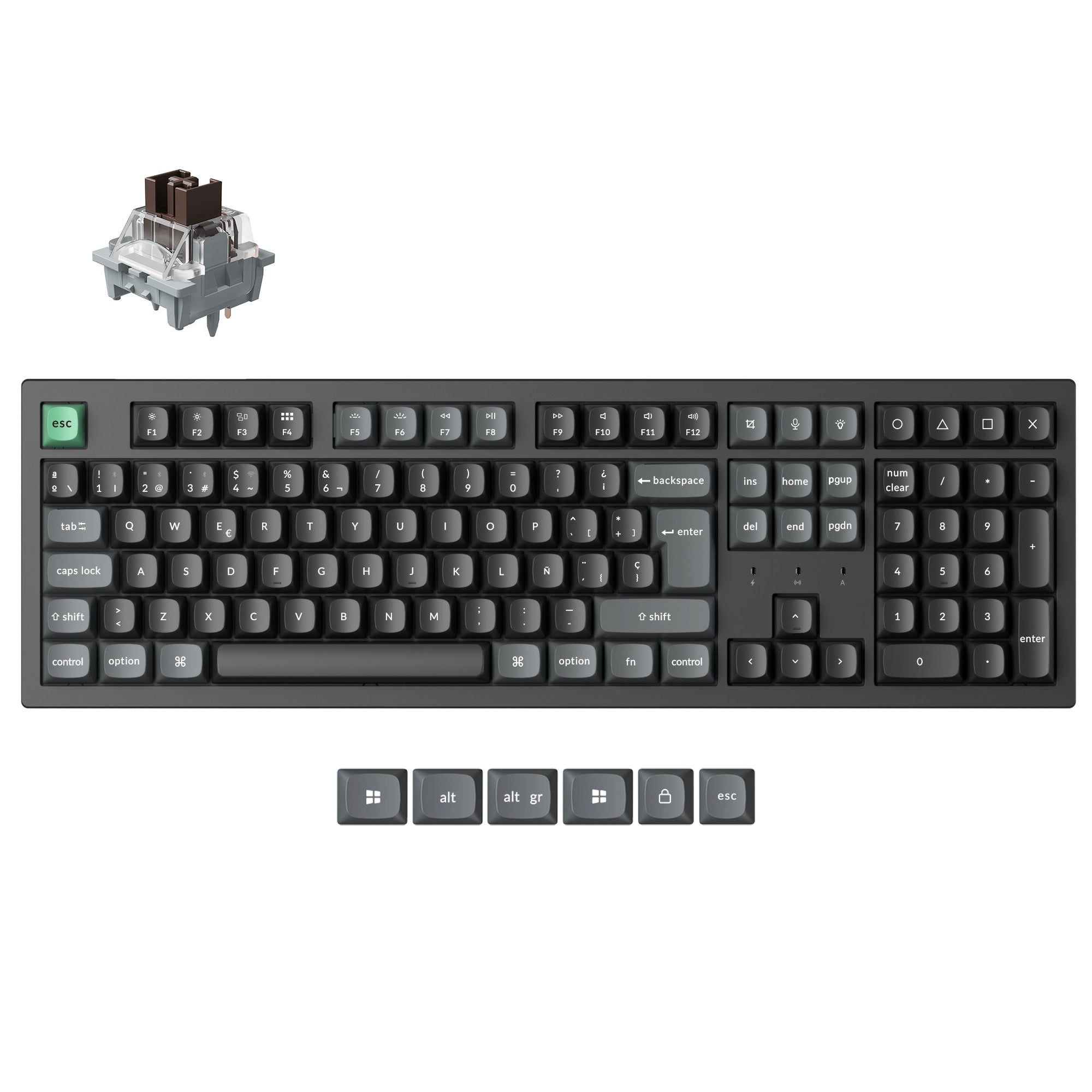 keychron-k10-ultra-8k-clavier-m-canique-custom-sans-fil-100-layout-iso-fr image 5