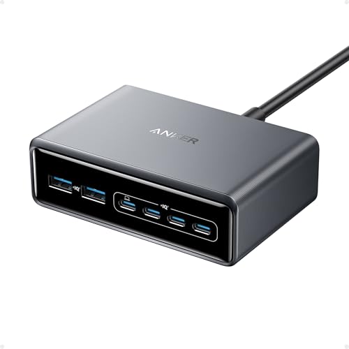 anker-prime-chargeur-usb-c-gan-200w-station-bureau-6-ports-pd image 6