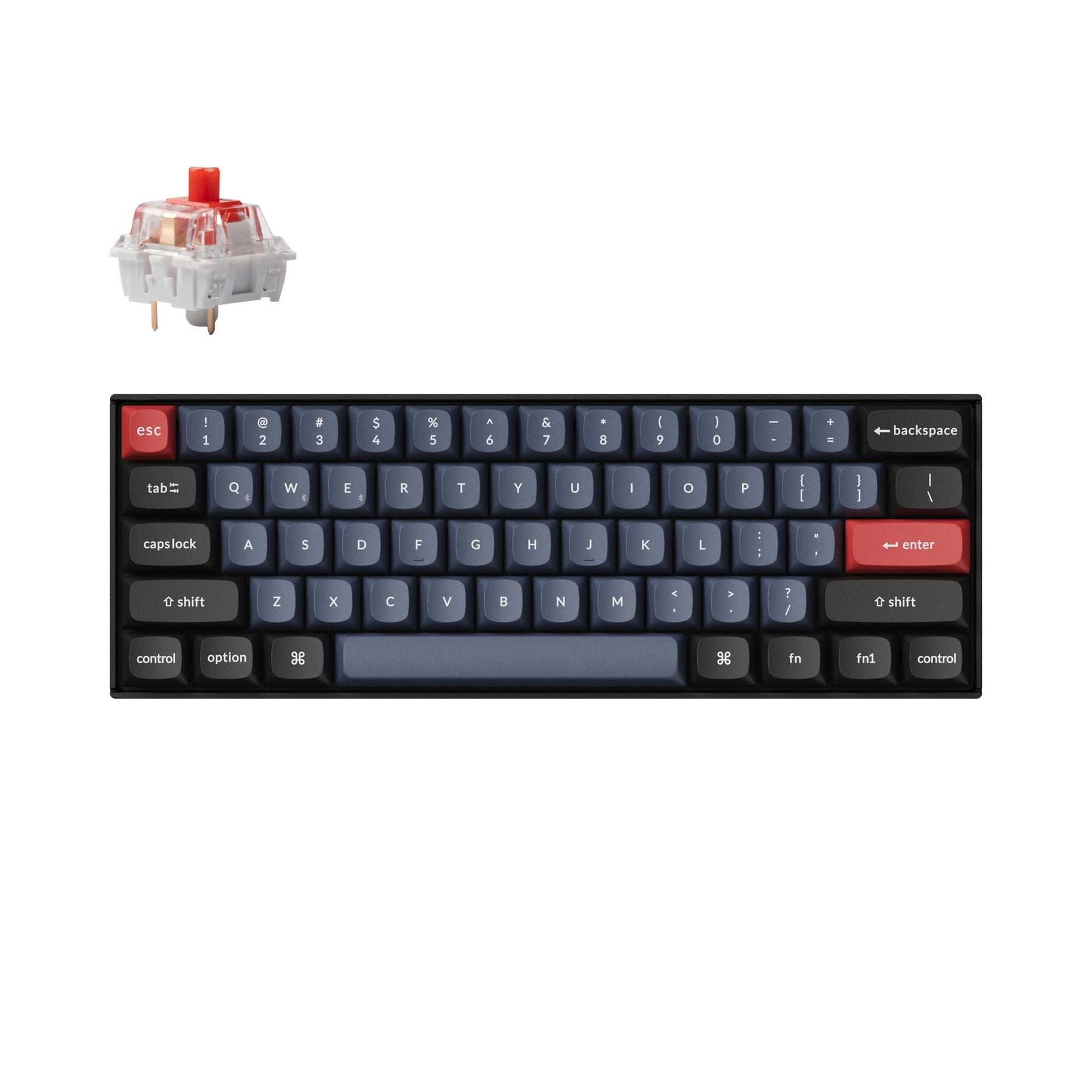 keychron-k12-pro-clavier-m-canique-sans-fil-qmk-via-ansi-us-60 image 1