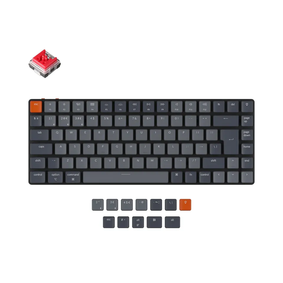 keychron-k3-version-2-clavier-m-canique-sans-fil-ultra-fin-uk-iso image 1