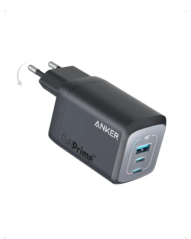 anker-prime-chargeur-usb-c-100-w-gan-3-ports-pliable image 1