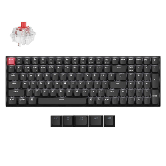 keychron-k4-version-3-qmk-clavier-m-canique-sans-fil-96-us-ansi image 1