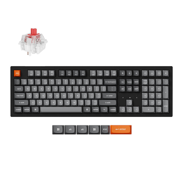 keychron-k10-max-clavier-m-canique-sans-fil-qmk-100-us-ansi image 1