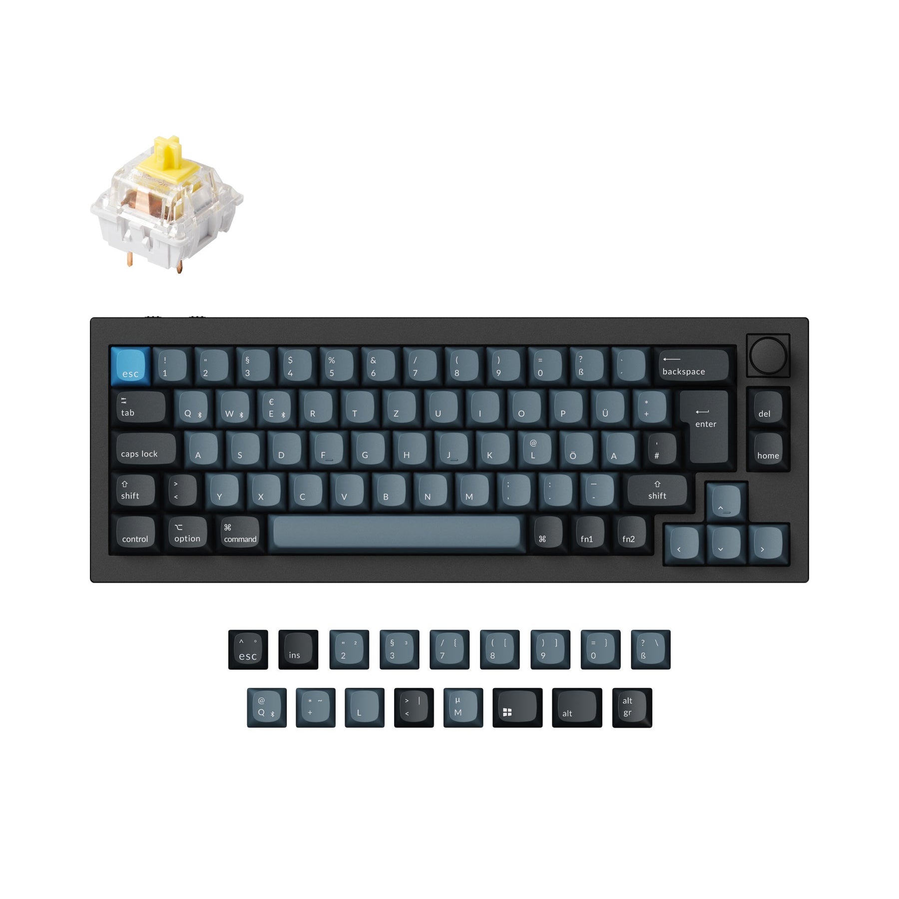 keychron-q2-pro-qmk-via-clavier-m-canique-custom-sans-fil-iso image 4