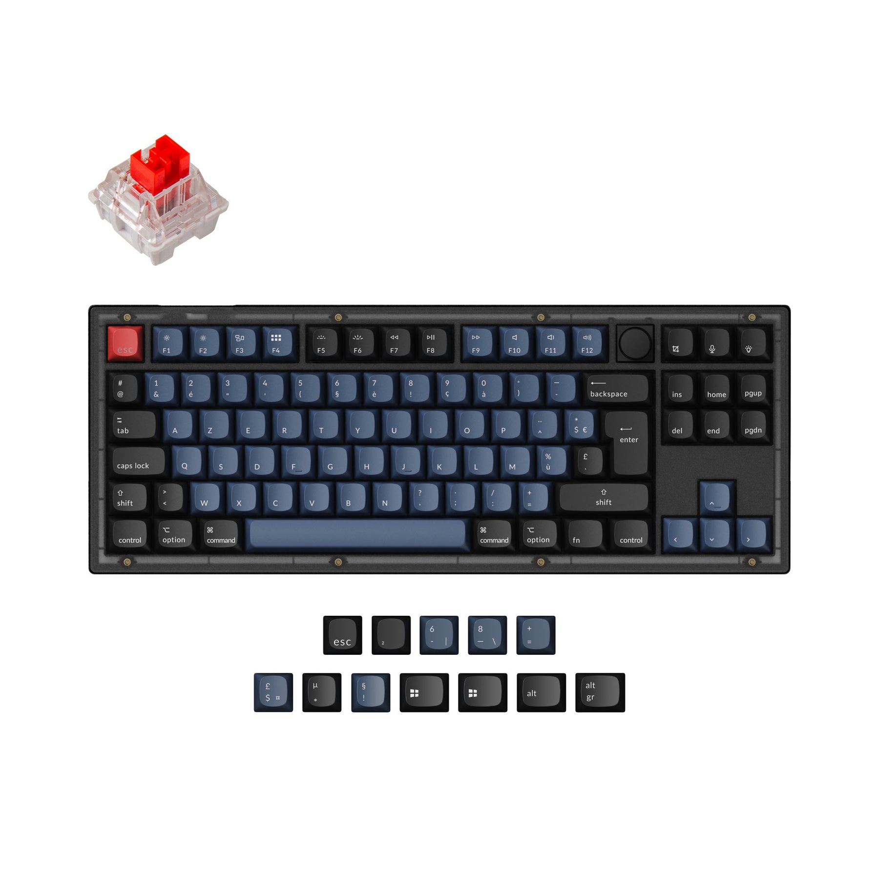 keychron-v3-qmk-custom-clavier-m-canique-iso-switches-k-pro image 1