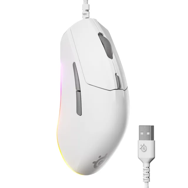 steelseries-rival-3-gen-2-souris-gaming-8500-dpi-blanc-77-g-rgb image 1
