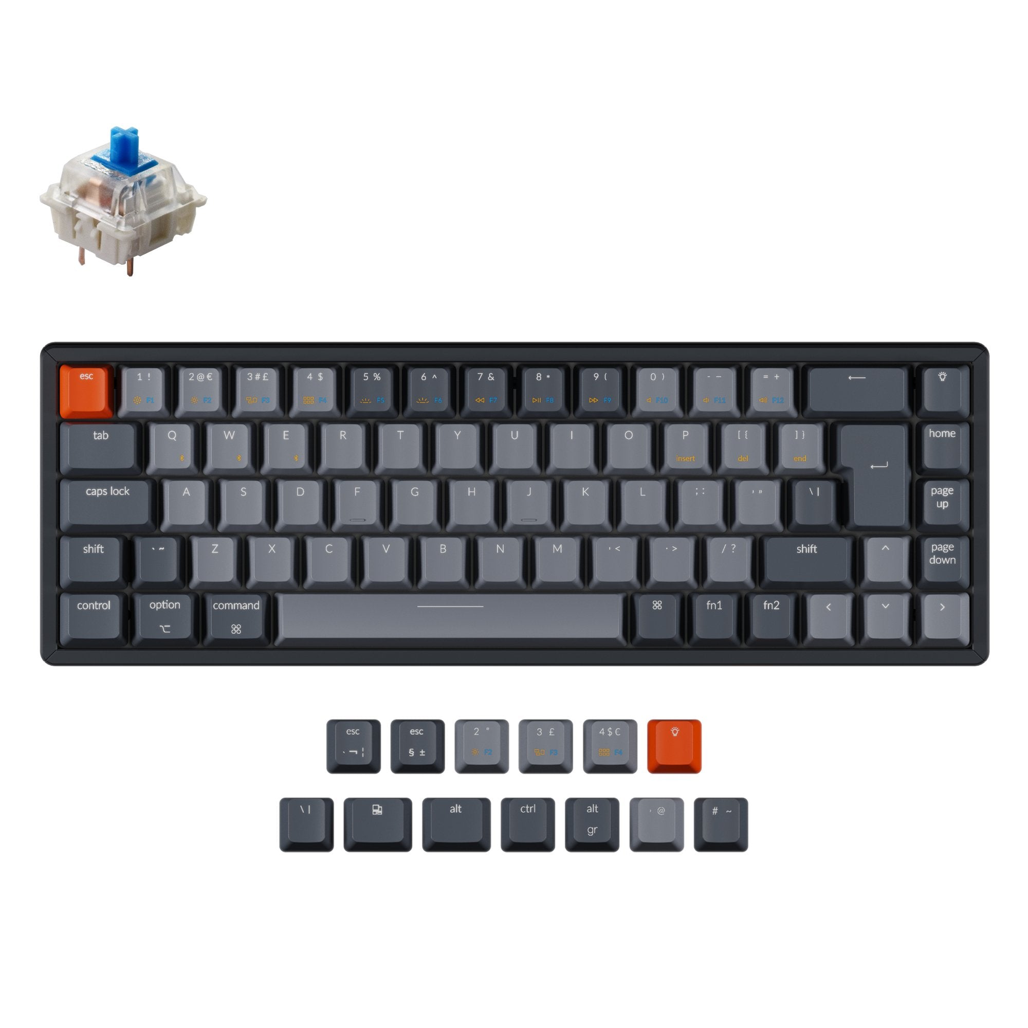 keychron-k6-clavier-m-canique-sans-fil-compact-65-uk-iso image 8