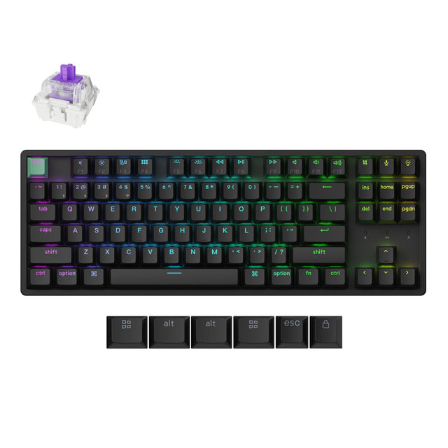 keychron-k8-he-clavier-custom-sans-fil-switches-magn-tiques-us-ansi image 3