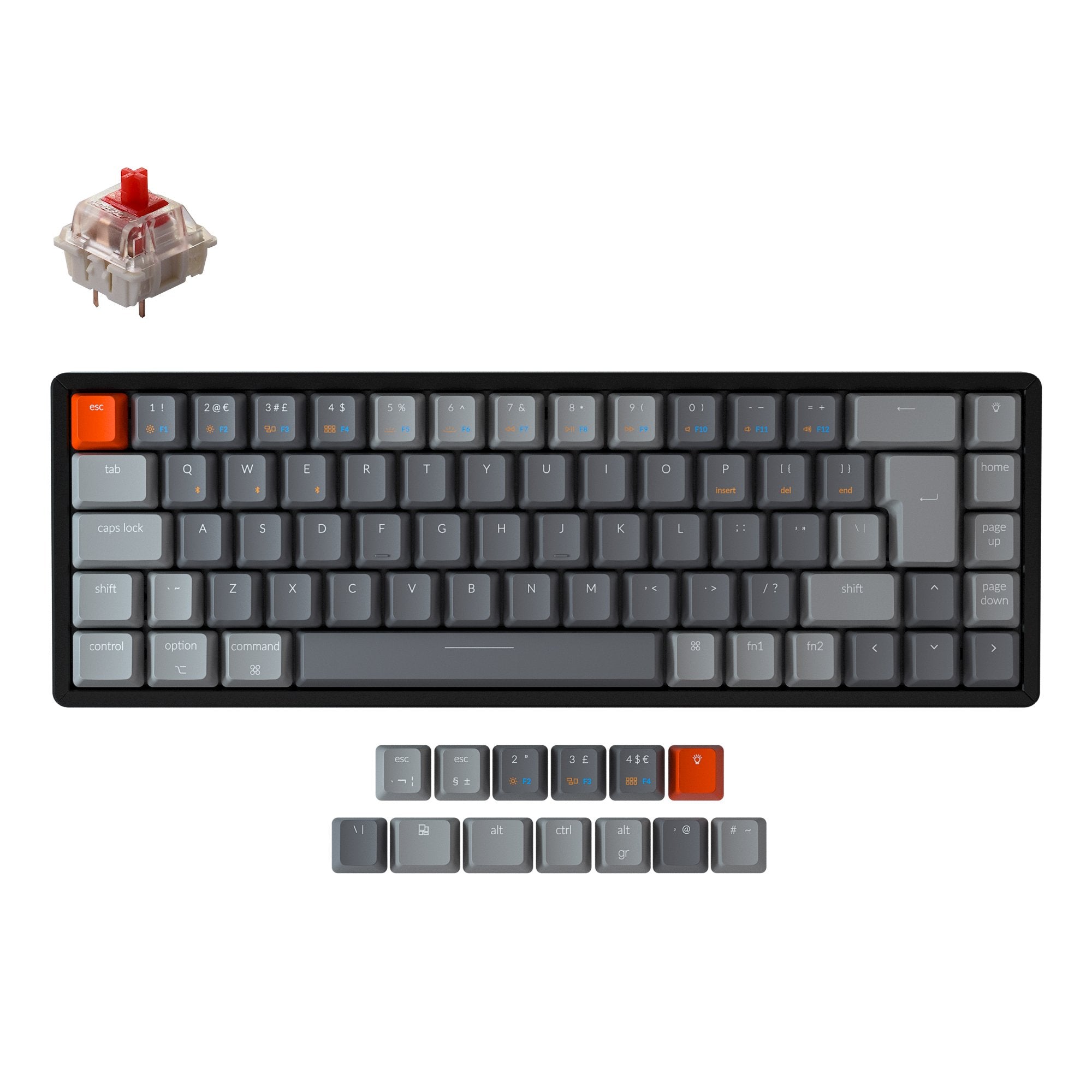 keychron-k6-clavier-m-canique-sans-fil-compact-65-uk-iso image 4