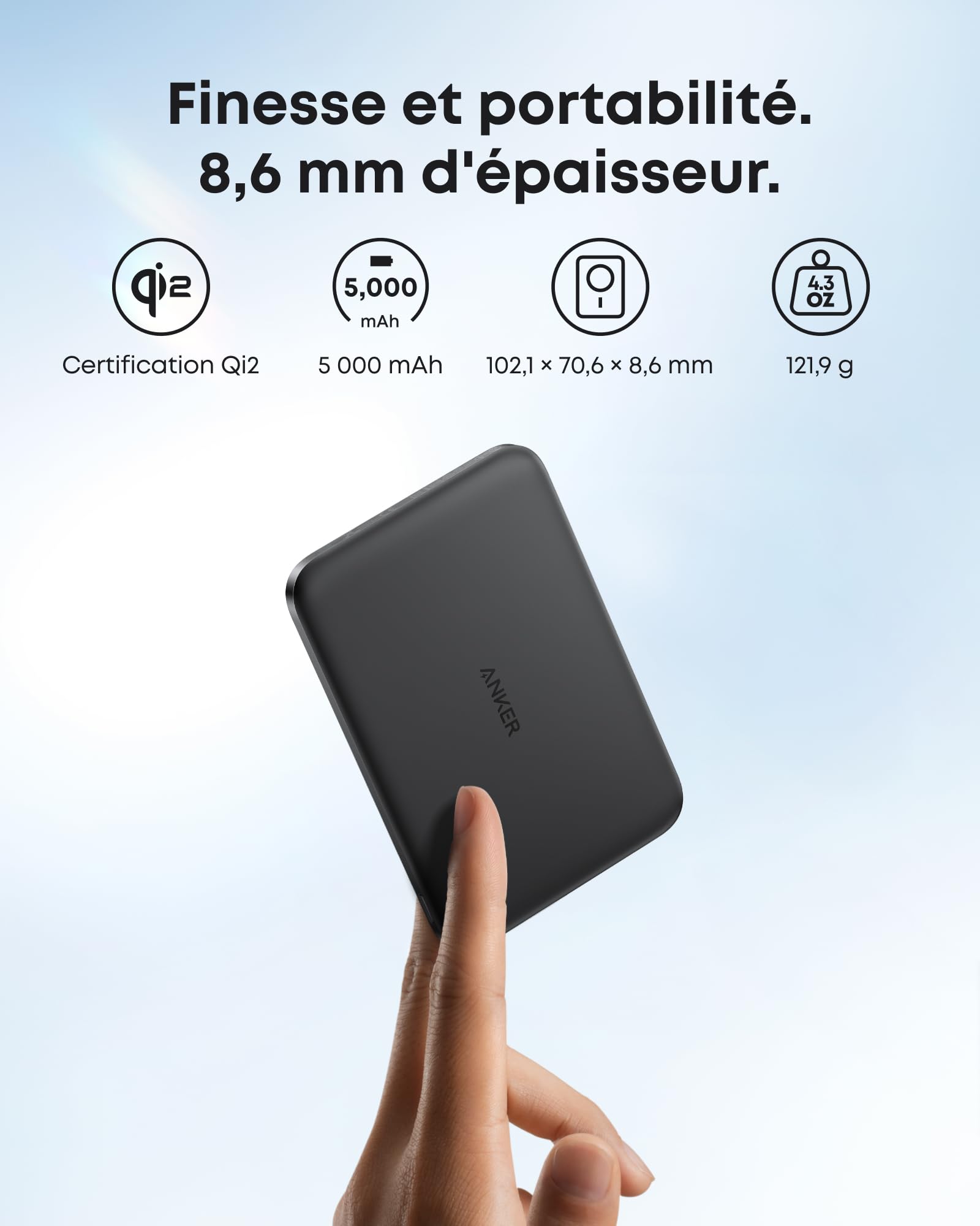 anker-maggo-batterie-externe-magsafe-qi2-5000mah-15w-ultra-fine image 3