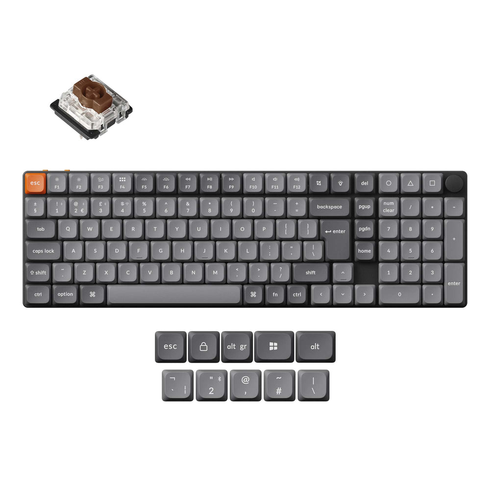 keychron-k17-max-qmk-clavier-low-profile-sans-fil-96-iso-avec-pav-num-rique image 3