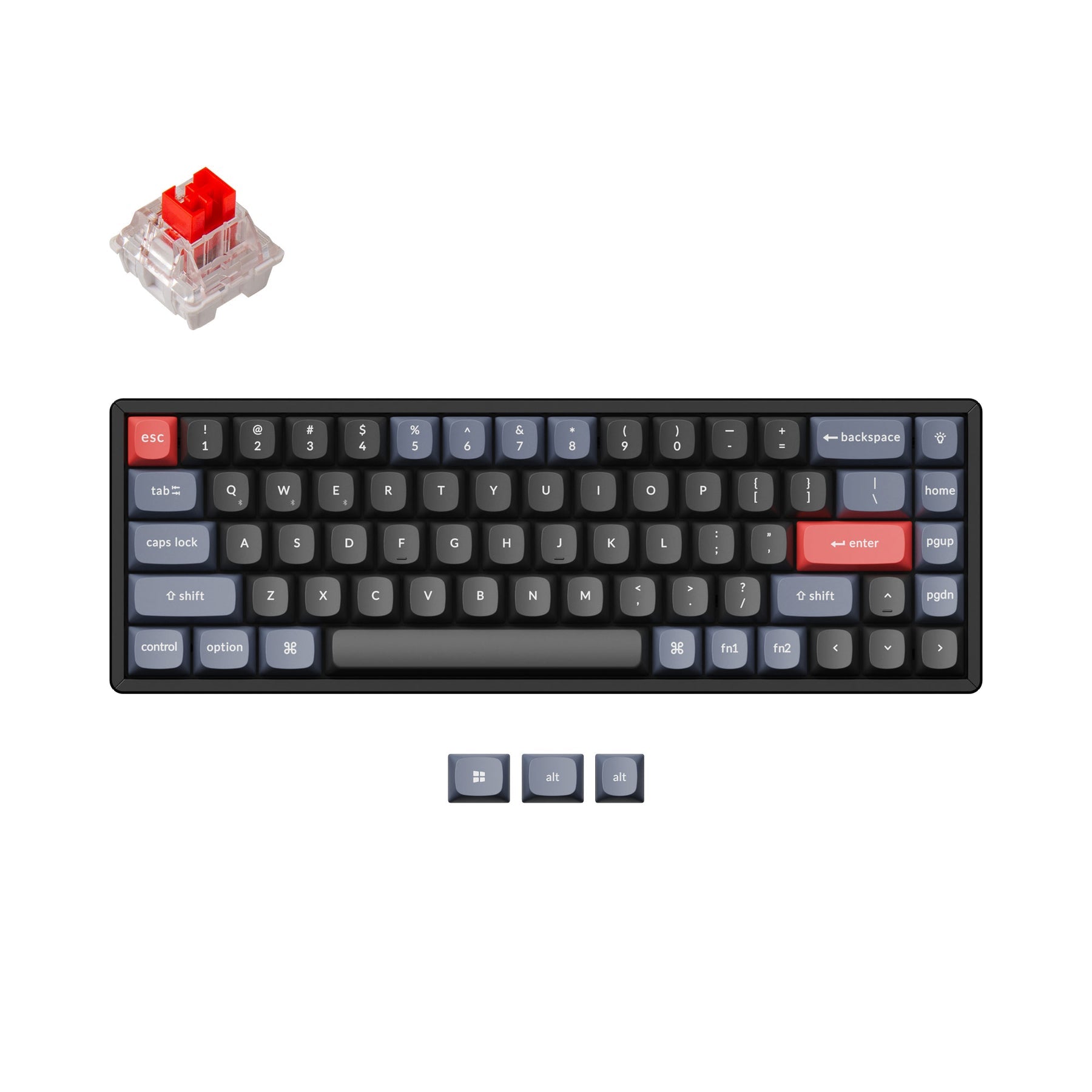 keychron-k6-pro-clavier-m-canique-sans-fil-65-qmk-via-us-ansi image 7