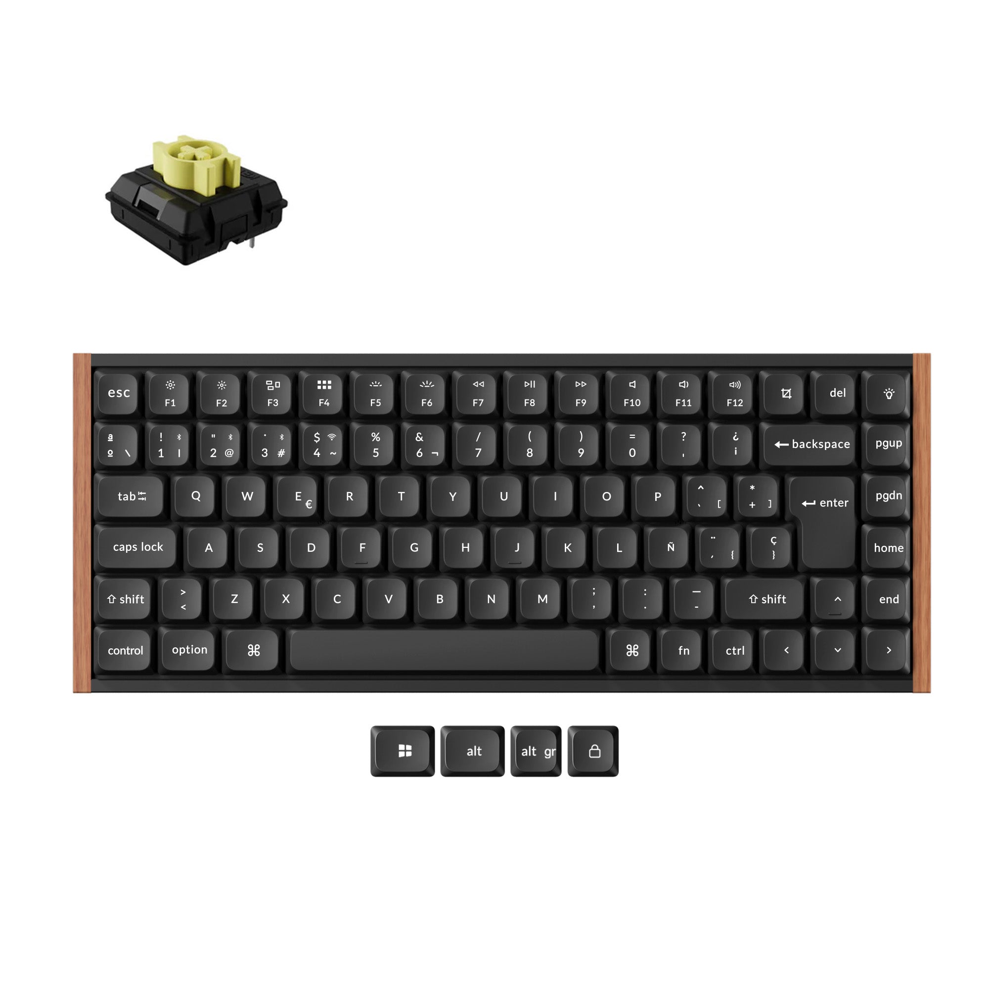 keychron-k3-ultra-8k-clavier-m-canique-ultra-fin-sans-fil-low-profile-75-iso image 7
