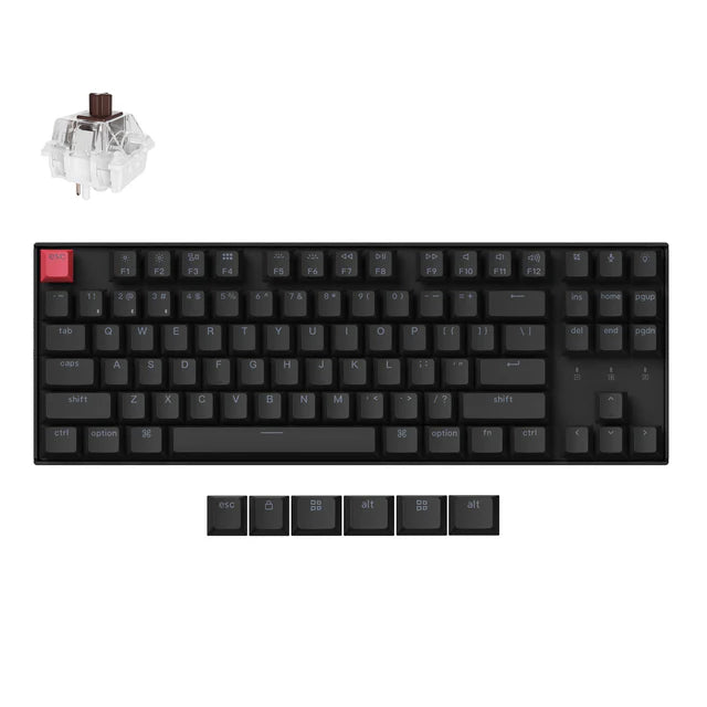keychron-k8-version-2-clavier-m-canique-sans-fil-tkl-80-qmk-bluetooth-5-2 image 5