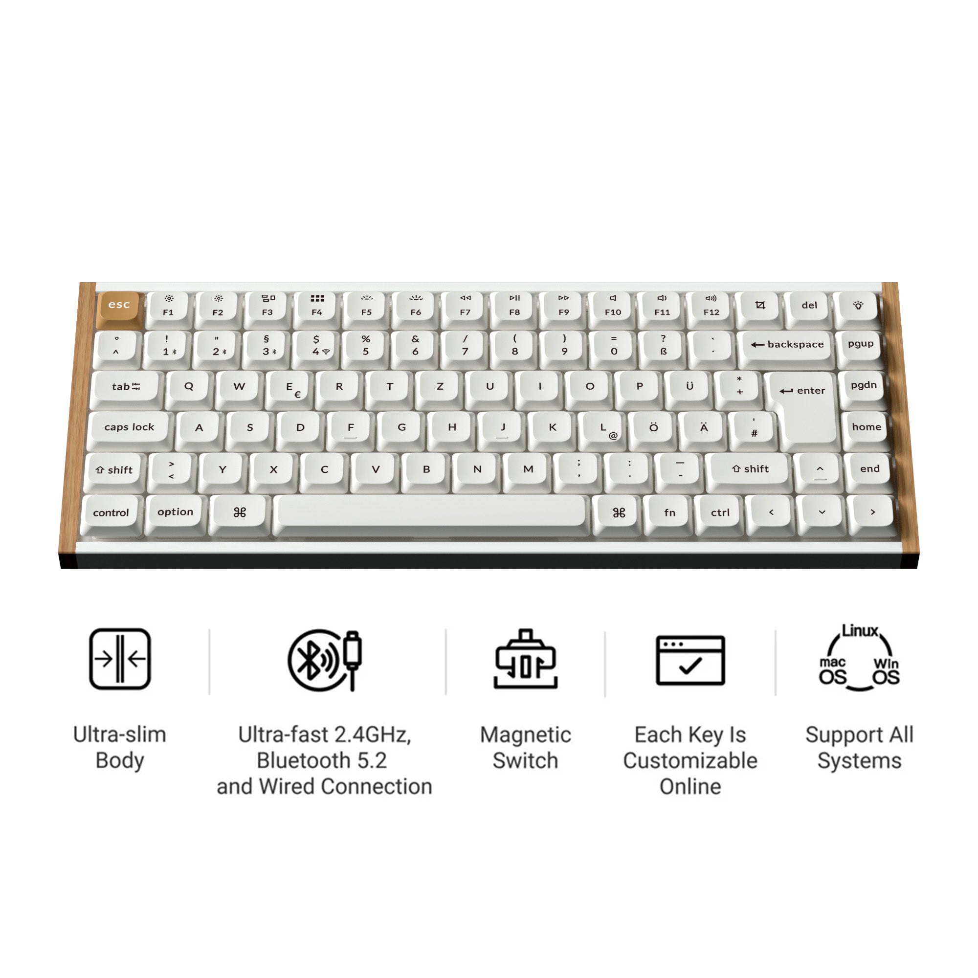 keychron-k3-he-clavier-magn-tique-sans-fil-75-low-profile-hall-effect image 8