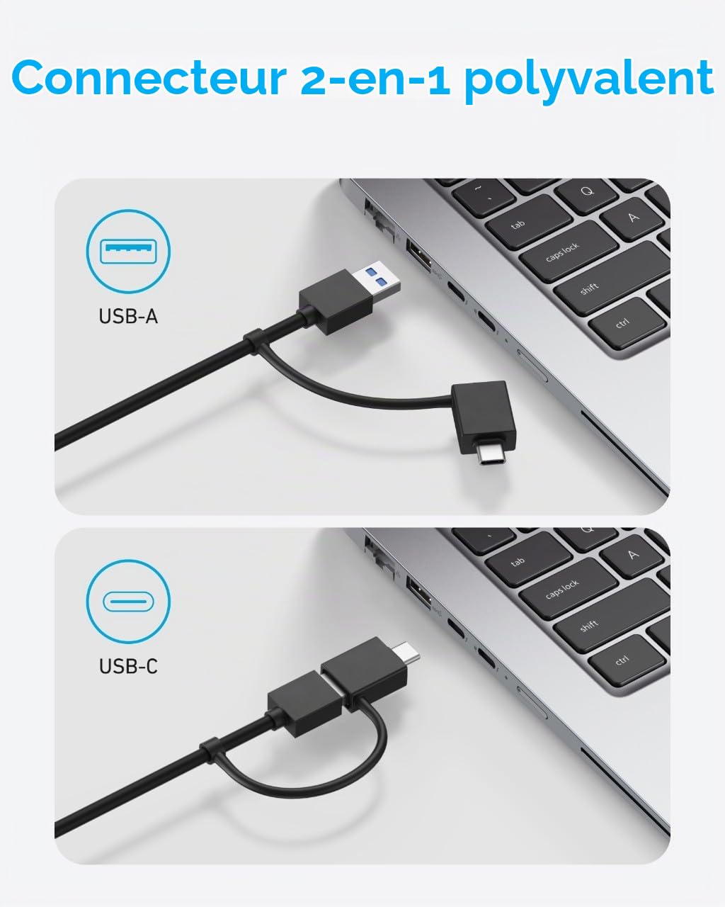 anker-commutateur-kvm-5-gbps-pour-2-ordinateurs-avec-ports-usb-3-0 image 4