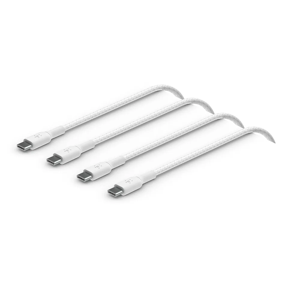 belkin-boostcharge-c-ble-usb-c-vers-usb-c-tress-2-m-pack-de-2-blanc image 1