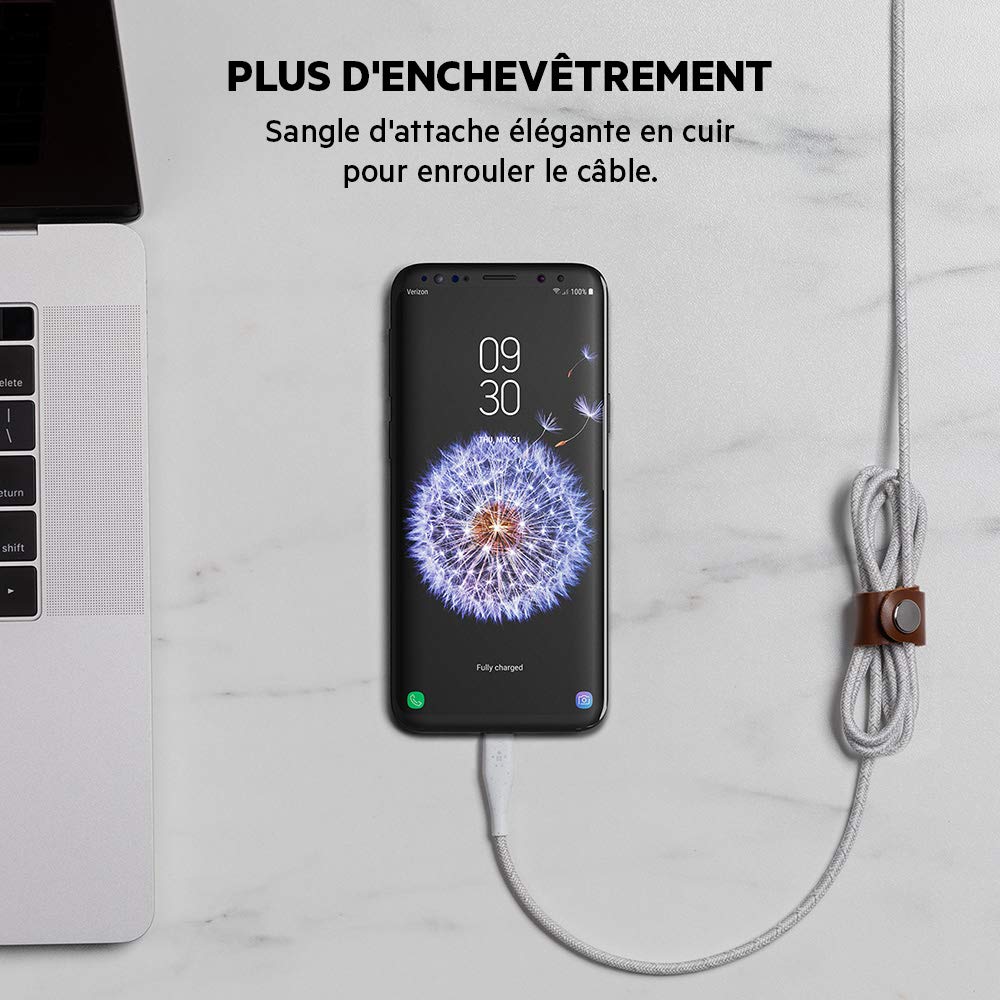 belkin-duratek-plus-c-ble-usb-c-vers-usb-a-1-2-m-blanc image 7