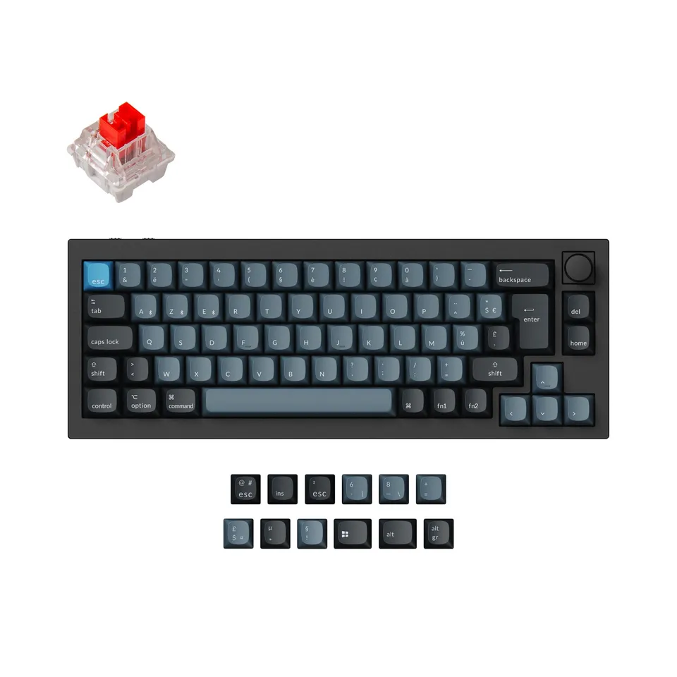 keychron-q2-pro-qmk-via-clavier-m-canique-custom-sans-fil-iso image 1