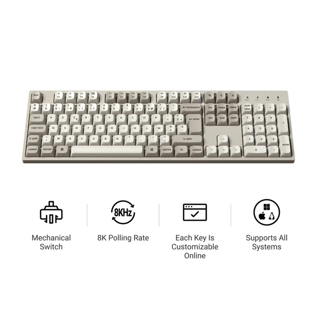 keychron-c2-pro-8k-qmk-clavier-m-canique-filaire-100-iso image 1
